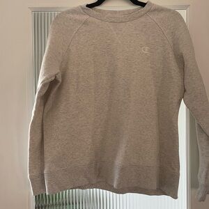 Champion Light Gray Crewneck Sweatshirt